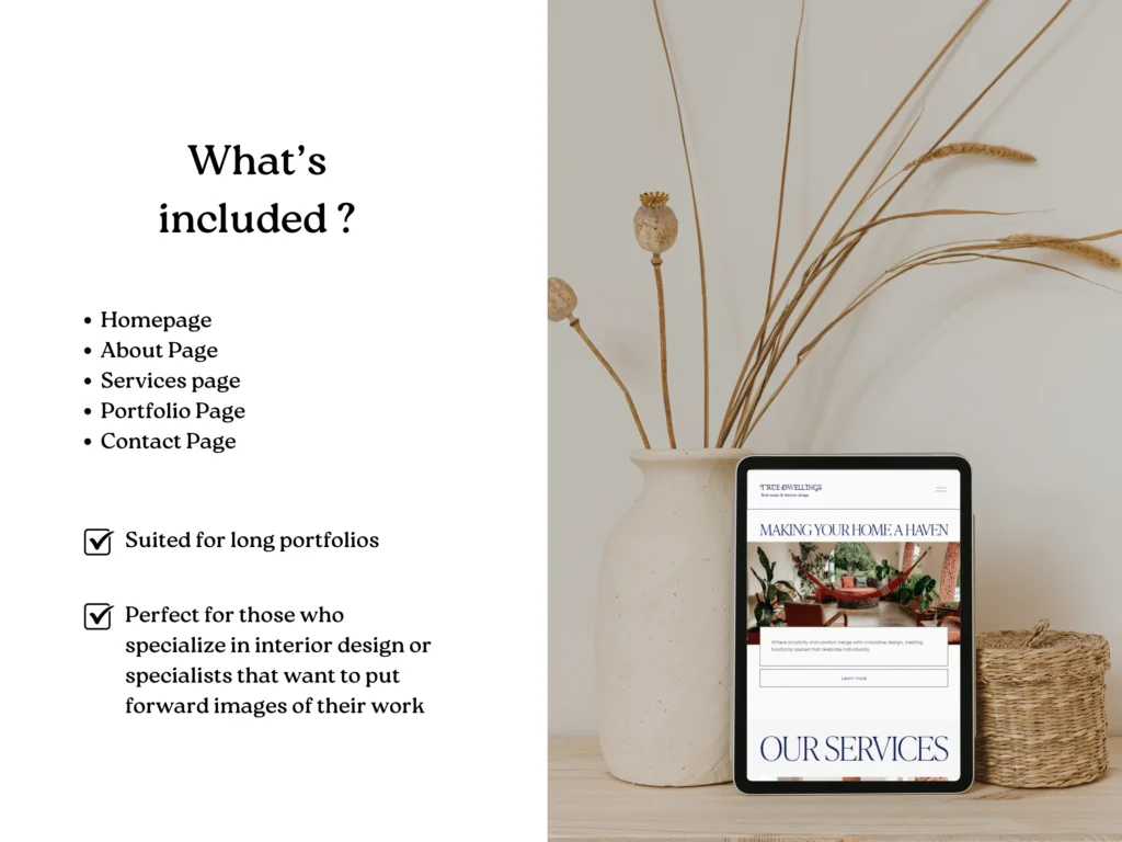 True Dwellings | Squarespace Template for Interior Designers & Real Estate