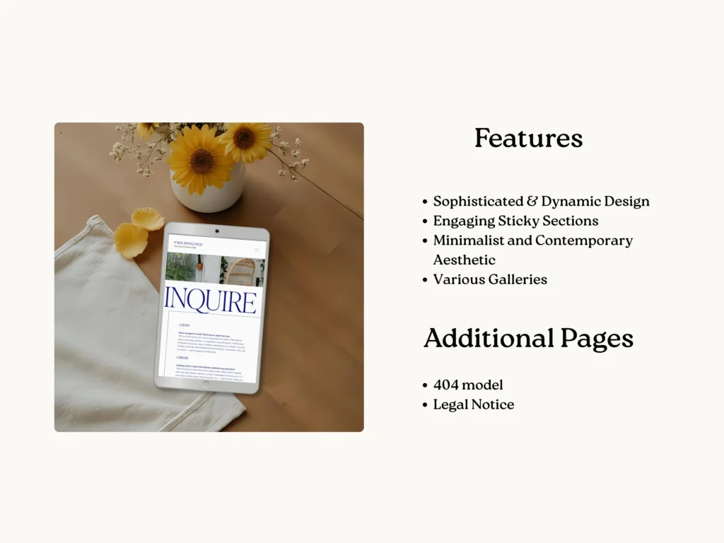 True Dwellings | Squarespace Template for Interior Designers & Real Estate