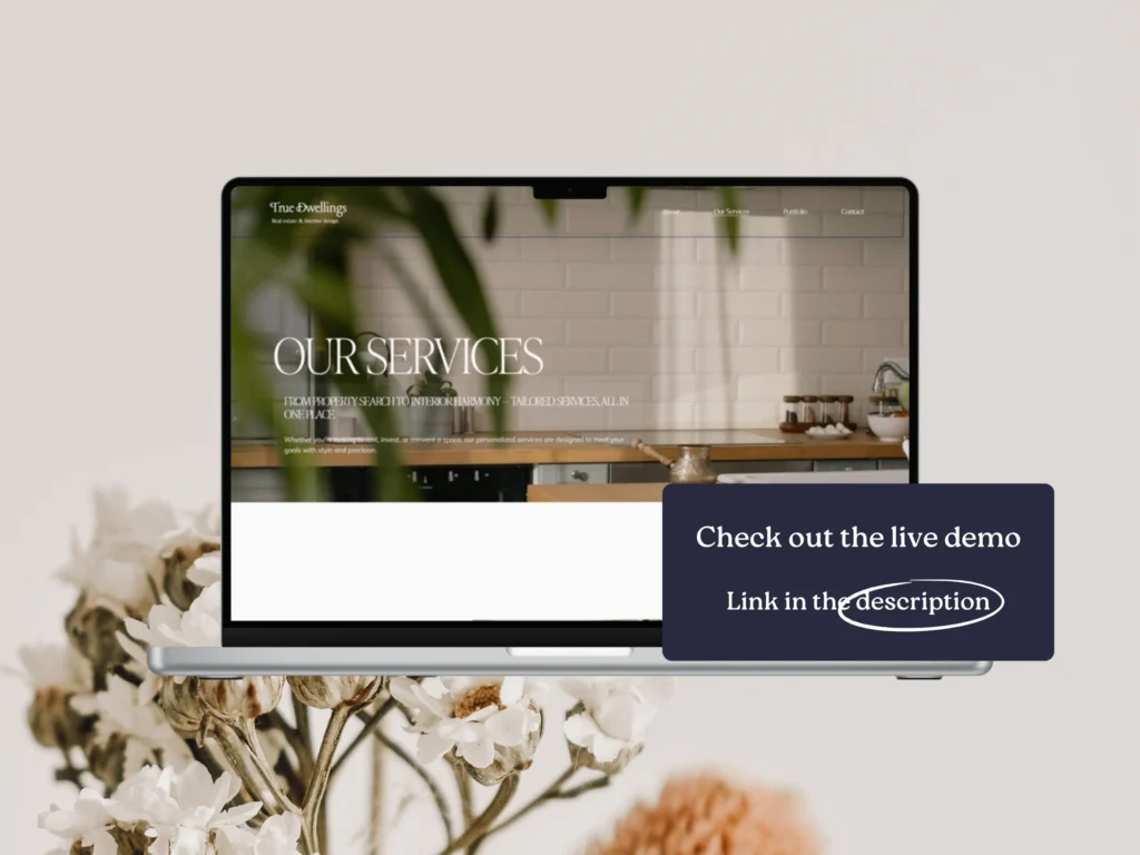 True Dwellings | Squarespace Template for Interior Designers & Real Estate