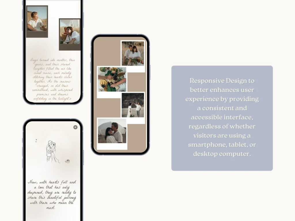 We Are Getting Married | Squarespace Wedding RSVP Template – Boho Wedding Website with Gallery, Details & Dress Code Info