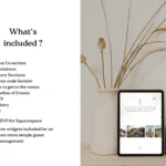 We Are Getting Married | Squarespace Wedding RSVP Template – Boho Wedding Website with Gallery, Details & Dress Code Info