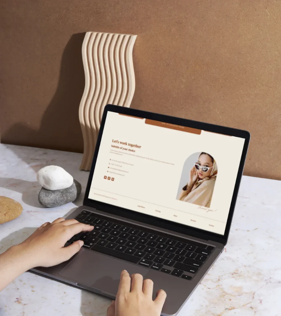 Marianne • UGC Portfolio Template, UGC Website Elementor Template Kit