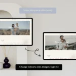We Are Getting Married | Squarespace Wedding RSVP Template – Boho Wedding Website with Gallery, Details & Dress Code Info
