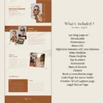 Marianne • UGC Portfolio Template, UGC Website Elementor Template Kit