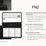 Ruby Hayes | Squarespace Template for Online Coaches – Dark Feminine Website Design, Elegant Minimalist Course & Digital Product Website