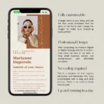 Marianne • UGC Portfolio Template, UGC Website Elementor Template Kit