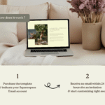 Alba | Squarespace Template for Yoga & Pilates Instructors – Warm Earthy Wellness Website Design, Minimal Coaching Template by Bloomspace