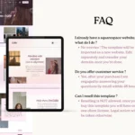 Callie by Bloomspace A Squarespace Template for Manifestation Coaches – Light Pink Feminine Website, Digital Product & Blog Design