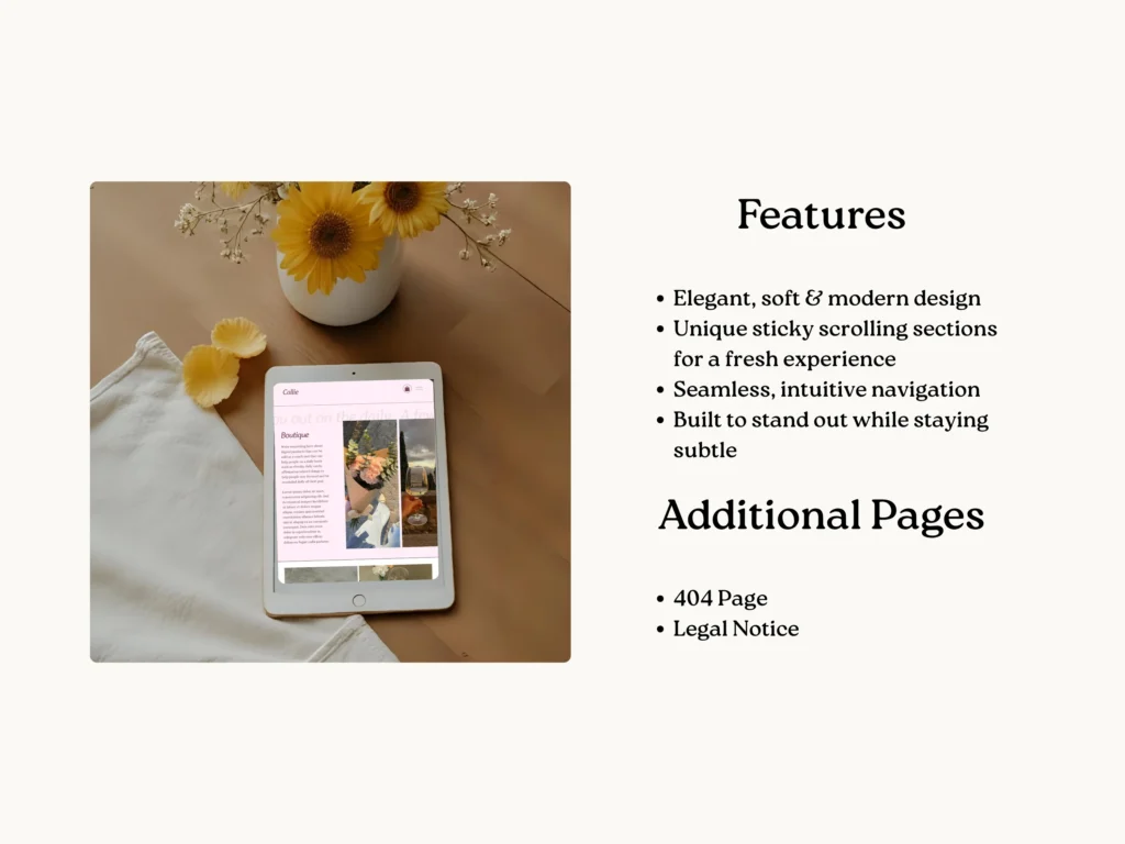 Callie by Bloomspace A Squarespace Template for Manifestation Coaches – Light Pink Feminine Website, Digital Product & Blog Design