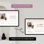 Callie by Bloomspace A Squarespace Template for Manifestation Coaches – Light Pink Feminine Website, Digital Product & Blog Design