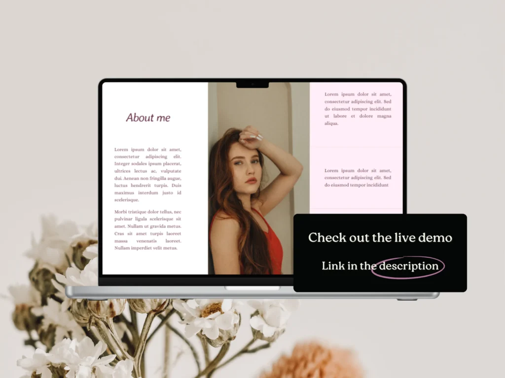 Callie by Bloomspace A Squarespace Template for Manifestation Coaches – Light Pink Feminine Website, Digital Product & Blog Design