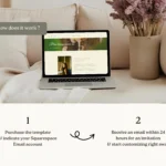 Evelynn Hughes | Squarespace Template for Wedding Photographers – Minimal Website with Plum & Sand Tones