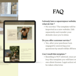 Alba | Squarespace Template for Yoga & Pilates Instructors – Warm Earthy Wellness Website Design, Minimal Coaching Template by Bloomspace