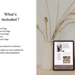 Evelynn Hughes | Squarespace Template for Wedding Photographers – Minimal Website with Plum & Sand Tones by Bloomspace