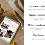 Evelynn Hughes | Squarespace Template for Wedding Photographers – Minimal Website with Plum & Sand Tones by Bloomspace
