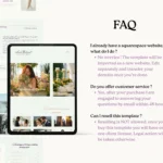 Sarah Belmont | Elegant Squarespace Template for Wedding Photographers – Luxury Website Design with Client Gallery Pages