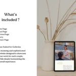 Sarah Belmont | Elegant Squarespace Template for Wedding Photographers – Luxury Website Design with Client Gallery Pages