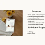 Sarah Belmont | Elegant Squarespace Template for Wedding Photographers – Luxury Website Design with Client Gallery Pages