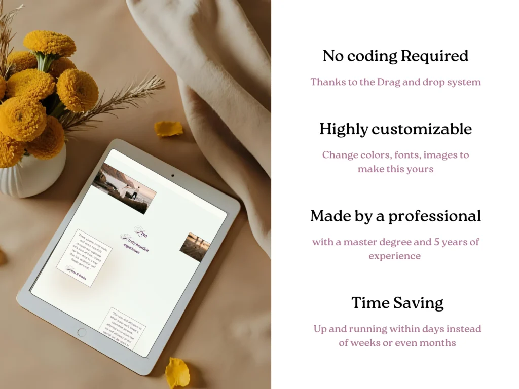 Sarah Belmont | Elegant Squarespace Template for Wedding Photographers – Luxury Website Design with Client Gallery Pages