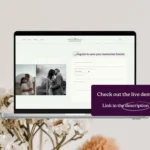 Sarah Belmont | Elegant Squarespace Template for Wedding Photographers – Luxury Website Design with Client Gallery Pages