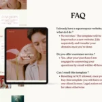 This Is Our Day by Bloomspace | Glamorous One-Page Wedding Website Template – Squarespace RSVP Design with Bold Red Romantic Style