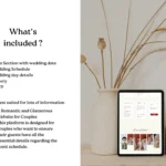 This Is Our Day by Bloomspace | Glamorous One-Page Wedding Website Template – Squarespace RSVP Design with Bold Red Romantic Style