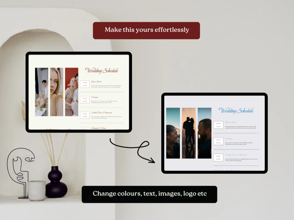 This Is Our Day by Bloomspace | Glamorous One-Page Wedding Website Template – Squarespace RSVP Design with Bold Red Romantic Style