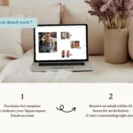 Luna Fit Studio | Squarespace Template for Fitness Coaches and Personal trainers Modern Website with Booking & Workout Program Pages