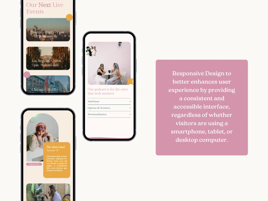 Sweet Tea & Talks by Bloomspace | Squarespace Template for Podcasts – Colorful Website for Podcast Hosts, Live Shows